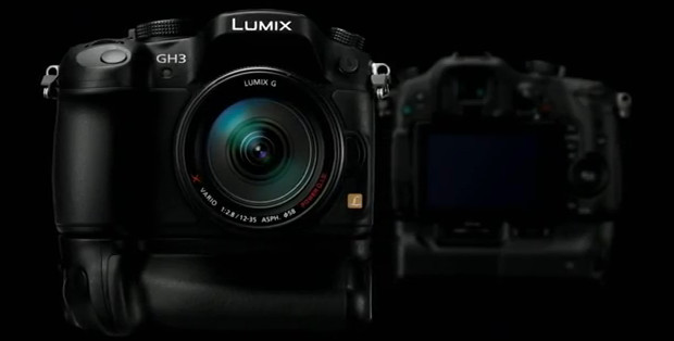 Panasonic Lumix GH3 camera gets shown off in the hands of photo pros