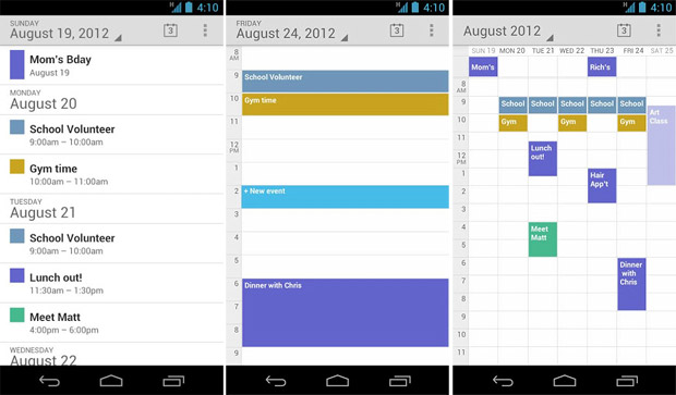 Google Calendar ready for free download on Google Play