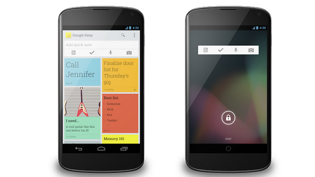Google Keep note-taking web and Android app takes on Evernote