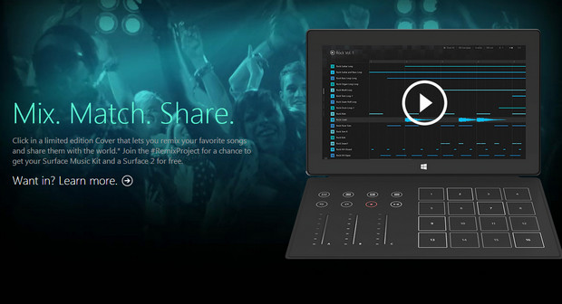 Microsoft unveils Surface Music Cover for laptop DJs