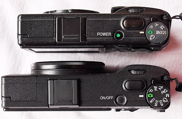 Ricoh GR vs Ricoh GRD vs Lumix LX5 - photo size comparison