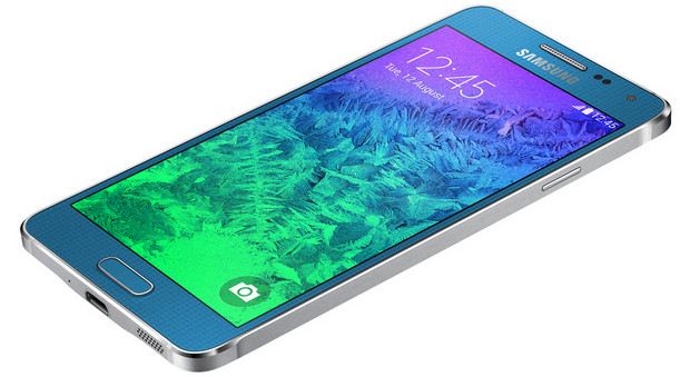 Samsung's metal framed Galaxy Alpha smartphone looks fabulous
