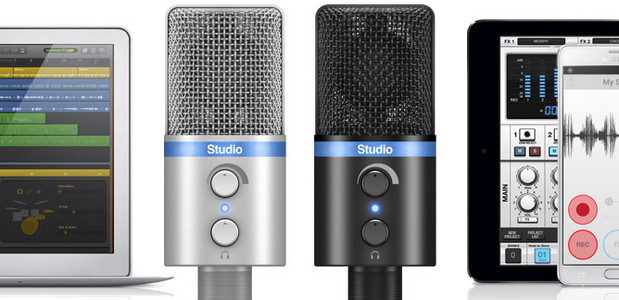 IK Multimedia announces iRig Mic Studio, a compact, large-diaphragm digital microphone